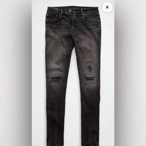 American Eagle Outfitters Men's Airflex Charcoal Black Jeans 38x32